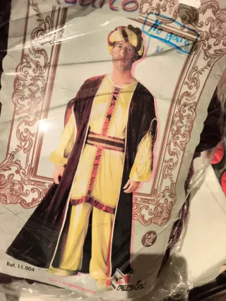 Disfraz Rey Baltasar Nuevo sin turbante