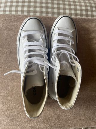 Playeros Converse All Star con plataforma