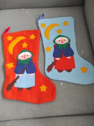 Calza Befana artigianale