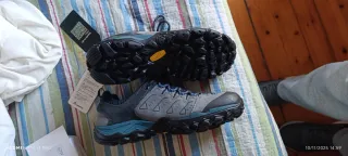 Zapatos de montaña unisex grises y azules