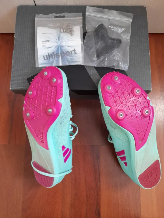 Scarpe Adidas Atletica Donna Rosa/Teal