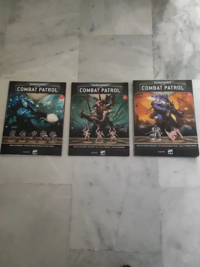 Lote fascículos 1-3 Warhammer 40.000 Combat Patrol