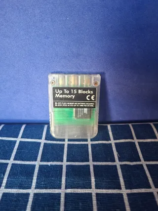 PS1 MEMORY CARD TRANSLUCIDA