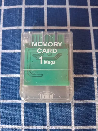 PS1 MEMORY CARD TRANSLUCIDA