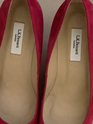 Zapatos de ante fucsia L.K. Bennett