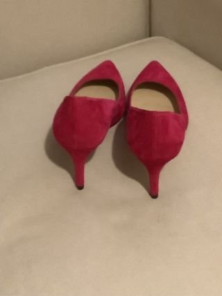 Zapatos de ante fucsia L.K. Bennett