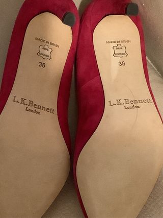 Zapatos de ante fucsia L.K. Bennett