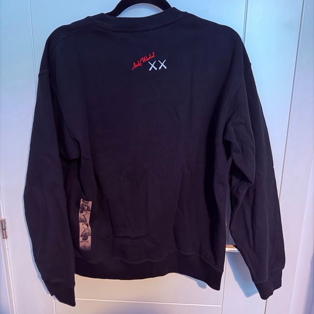KAWS x Andy Warhol Sudadera Negra