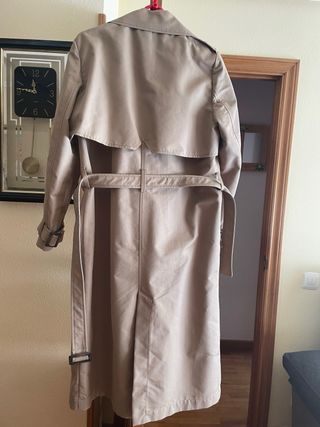 Gabardina Zara Mujer Beige