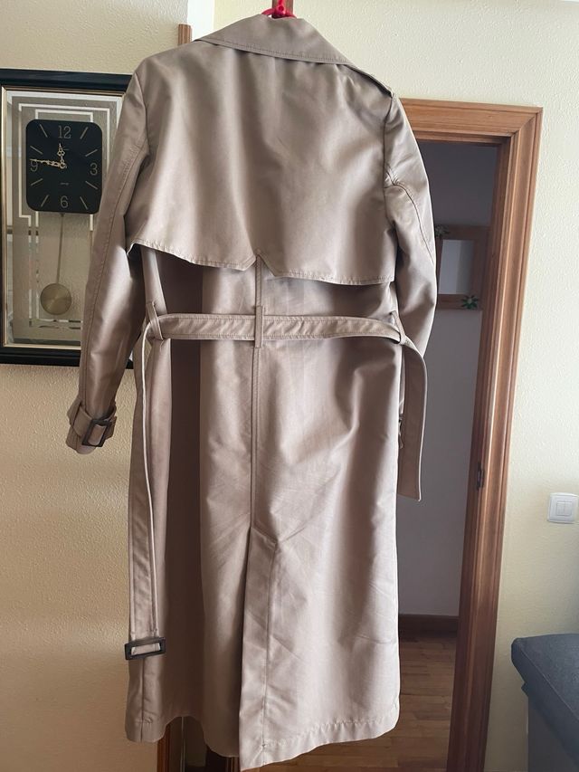 Gabardina Zara Mujer Beige