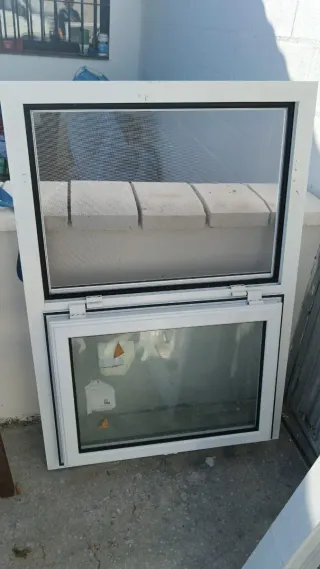 Ventanas con climalit o doble  cristal y persiana