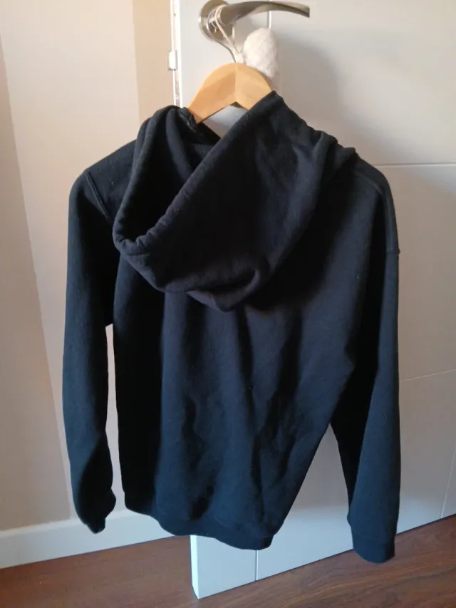 Sudadera Thrasher Negra con Logo Llamas