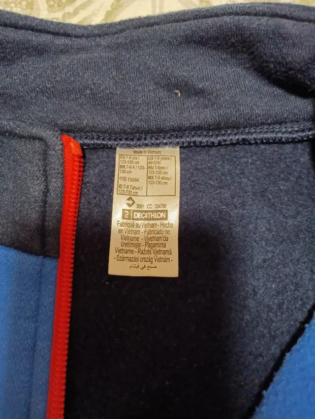 Giacchetta infantile Decathlon blu