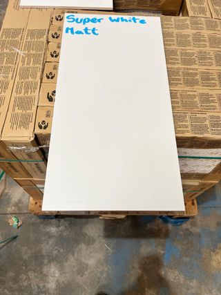 Lote de azulejo rectificado30x60, Super White Matt