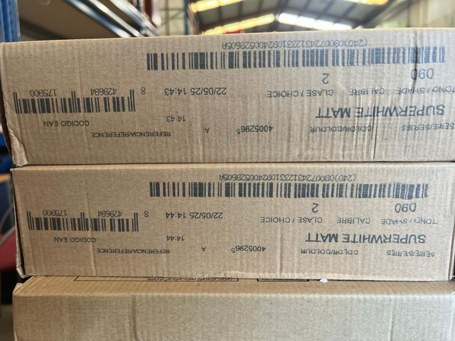 Lote de azulejo rectificado30x60, Super White Matt