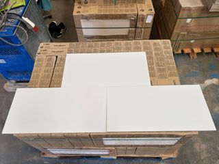 Lote de azulejo rectificado30x60, Super White Matt