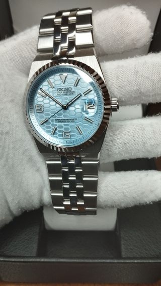 Reloj Seiko Mod Land-Dweller Jubilee Azul