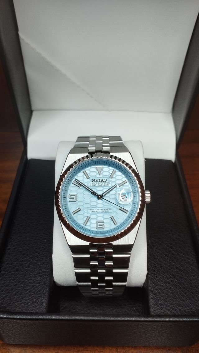 Reloj Seiko Mod Land-Dweller Jubilee Azul