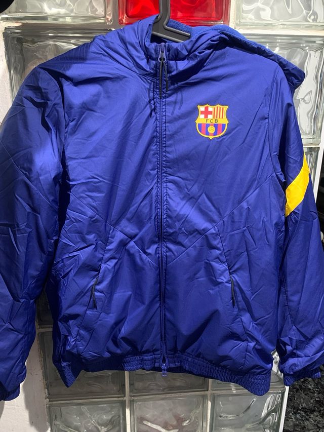 Chaqueta FC Barcelona azul y amarilla
