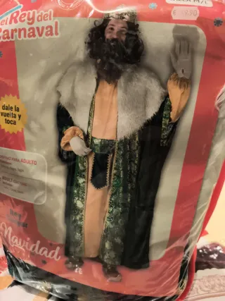 Disfraz Rey Mago Gaspar Talla L Nuevo