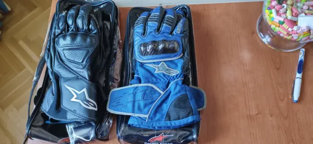 Guantes Alpinestars Moto Azul/Negro