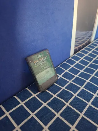 PS1 MEMORY CARD TRANSPARENTE NEGRA