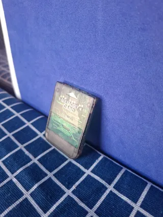 PS1 MEMORY CARD TRANSPARENTE NEGRA