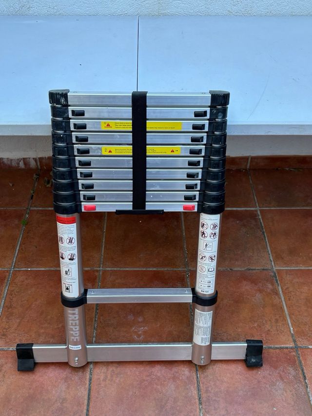 Escalera autocaravana extensible aluminio