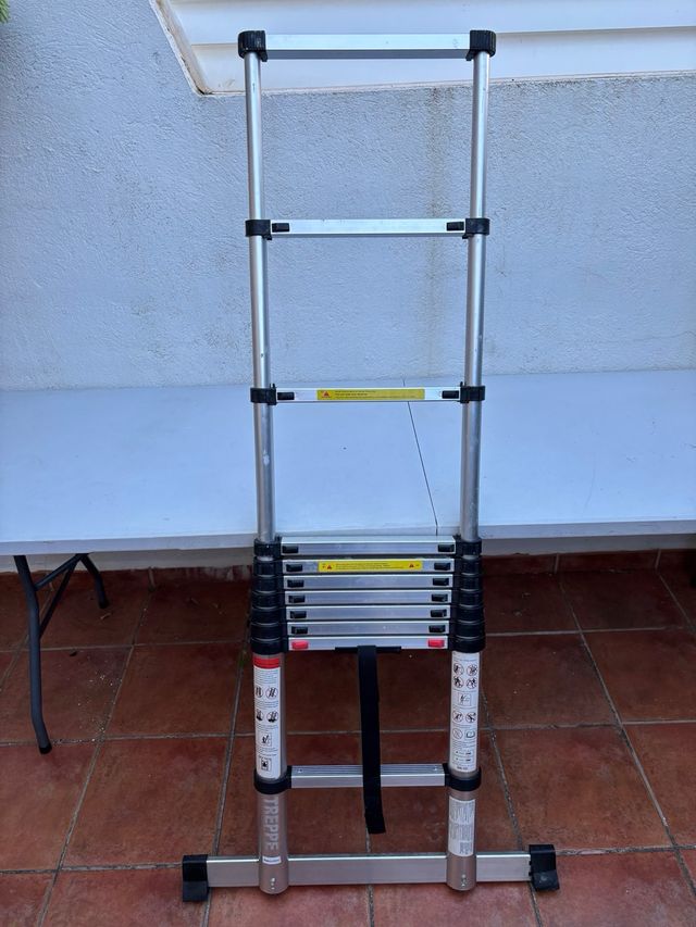 Escalera autocaravana extensible aluminio