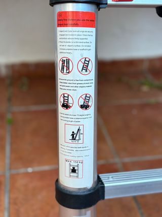 Escalera autocaravana extensible aluminio