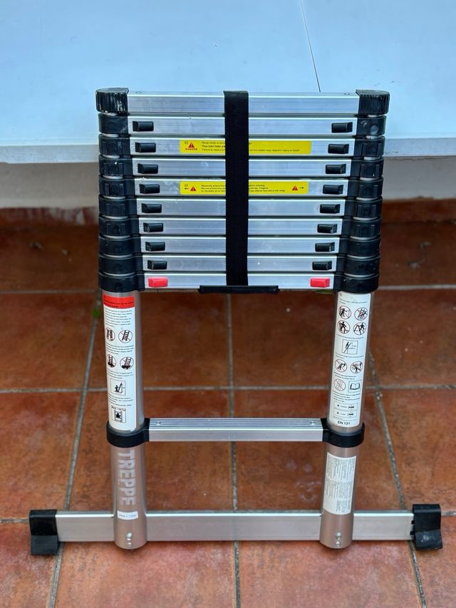 Escalera autocaravana extensible aluminio