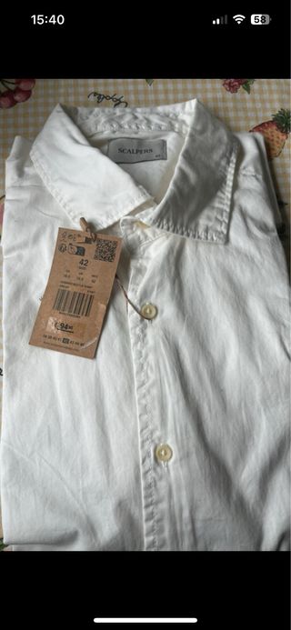 Camisa Scalpers Blanca Talla 42