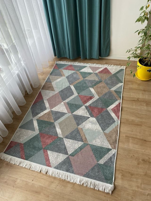 Tappeto Geometry in cotone 160x230 cm