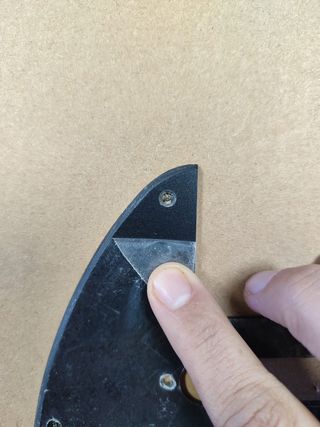 Golpeador Telecaster Negro Mate