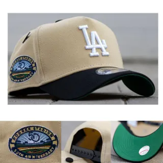 Gorra Los Ángeles Dodgers Beige y Negra