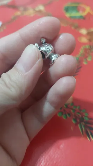 Pandora Charm Stitch Argento Viola