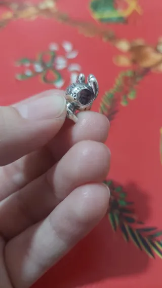 Pandora Charm Stitch Argento Viola