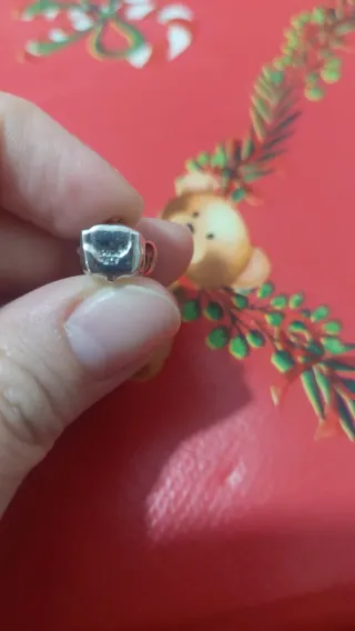 Pandora Charm Stitch Argento Viola