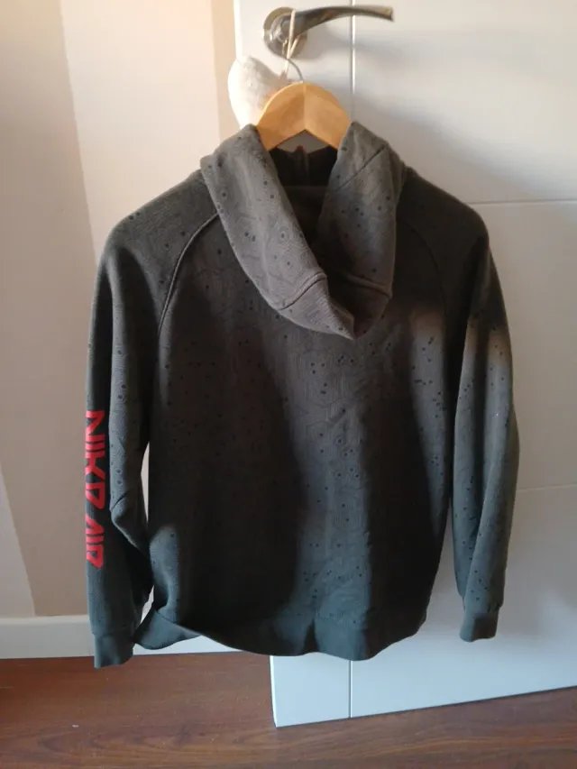 Chaqueta Nike Retro Gris y Roja