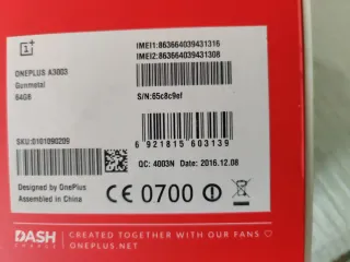 OnePlus 3T Plata/Oro