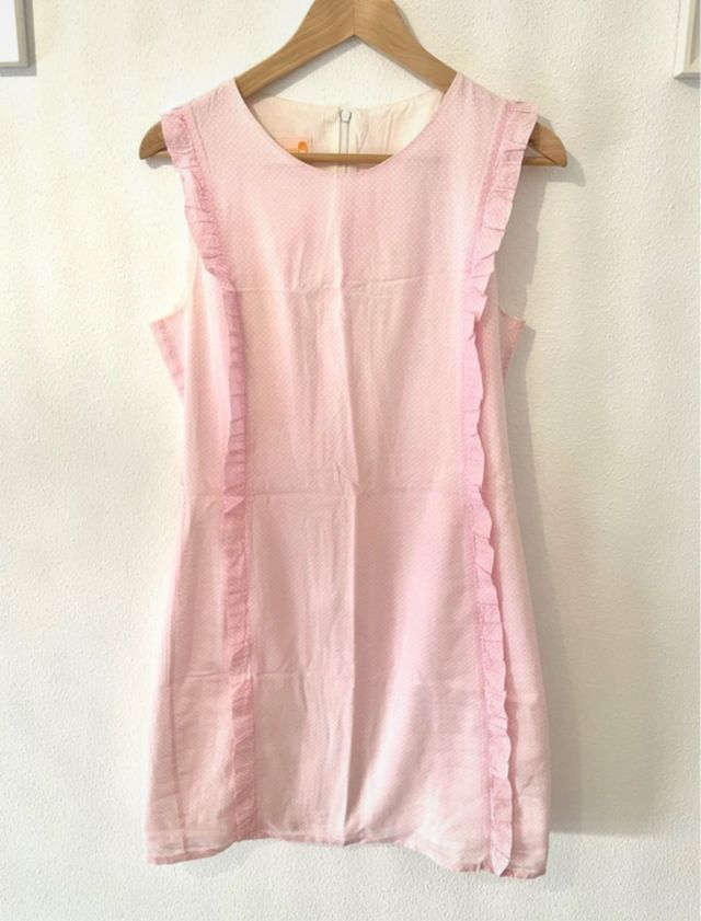 Vestido Dolores Promesas Rosa