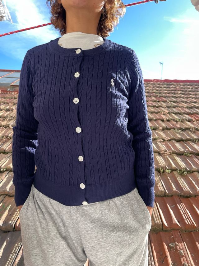Polo Ralph Lauren Cárdigan Azul Marinos