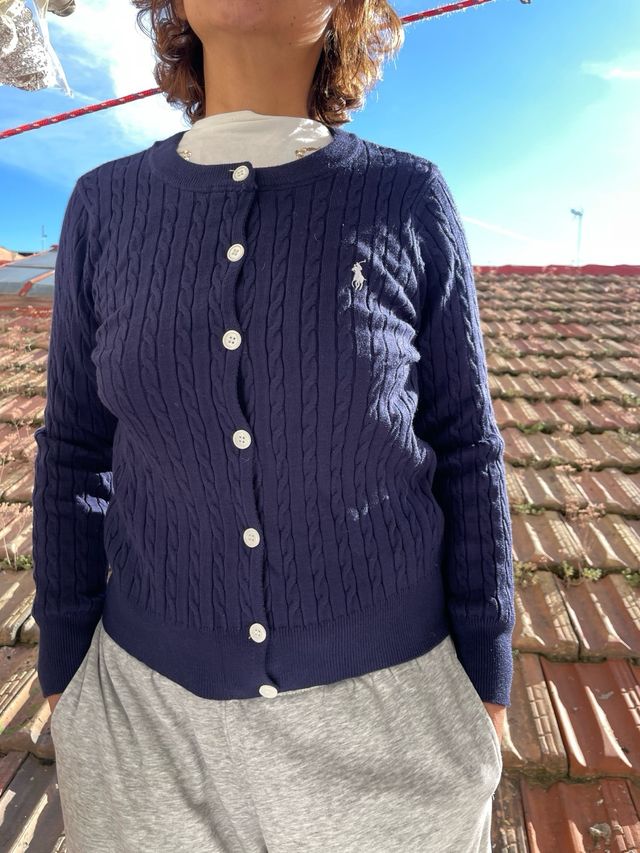Polo Ralph Lauren Cárdigan Azul Marinos