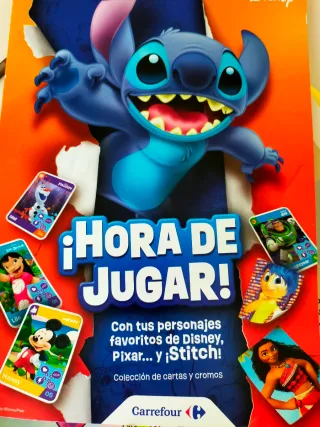Pegatinas y Cromos Disney Pixar Carrefour