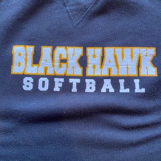 NUEVA Sudadera Russell Negra Deportiva Sin Capucha