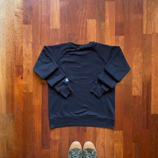 NUEVA Sudadera Russell Negra Deportiva Sin Capucha