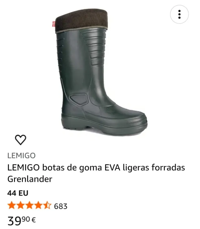 Botas de agua chico negras/verdes