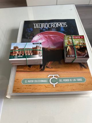 Cambio cromos. Colección Taurocromos. Cromos Toros