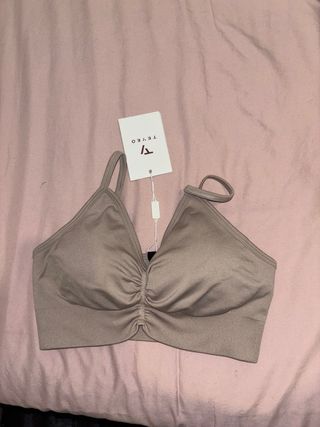 Top deportivo Teveo beige S