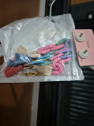 Vestido floral rosa y rojo